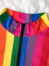 Load image into Gallery viewer, Contrast Half Zip Top and Brief Swim Set