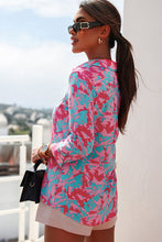 Load image into Gallery viewer, Printed Button Up Long Sleeve Shirt
