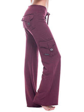 Load image into Gallery viewer, Mid Waist Pants with Pockets