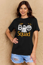 Load image into Gallery viewer, Simply Love Full Size BOO SQUAD Graphic Cotton T-Shirt