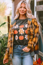 Load image into Gallery viewer, Plaid Hooded Button Front Jacket