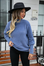 Load image into Gallery viewer, Turtle Neck Long Sleeve Pullover Sweater