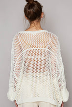 Load image into Gallery viewer, POL Openwork Long Sleeve Knit Cover Up
