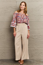Load image into Gallery viewer, Off Shoulder Bohemian Style Blouse