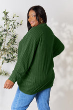 Load image into Gallery viewer, DOORBUSTER DEAL: Basic Bae Full Size Ribbed Cocoon Cardigan