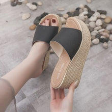 Load image into Gallery viewer, PU Leather Open Toe Sandals