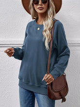 Load image into Gallery viewer, Round Neck Long Sleeve Sweatshirt