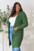 Load image into Gallery viewer, DOORBUSTER DEAL: Bae Full Size Hooded Sweater Cardigan Cardigan