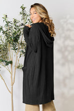 Load image into Gallery viewer, DOORBUSTER DEAL: Bae Full Size Hooded Sweater Cardigan Cardigan