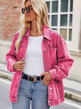 Load image into Gallery viewer, Button Up Denim Jacket with Pockets