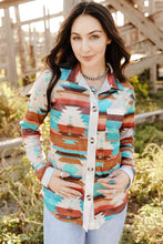 Load image into Gallery viewer, Printed Button Up Long Sleeve Shirt