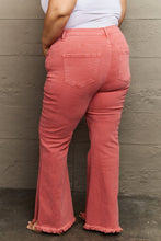 Load image into Gallery viewer, RISEN Bailey Full Size High Waist Side Slit Flare Jeans