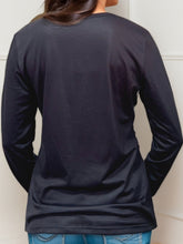 Load image into Gallery viewer, Crisscross Leopard V-Neck Long Sleeve T-Shirt