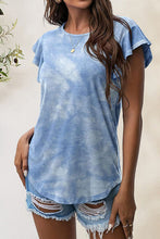 Load image into Gallery viewer, Printed Round Neck Short Sleeve T-Shirt