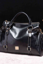 Load image into Gallery viewer, PU Leather Handbag with Tassels