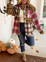 Load image into Gallery viewer, Plaid Shirt Jacket