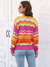 Load image into Gallery viewer, Open Front Openwork Cardigan