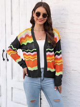 Load image into Gallery viewer, Open Front Openwork Cardigan