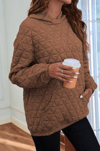 Load image into Gallery viewer, Quilty Pleasures Long Sleeve Hoodie with Pocket