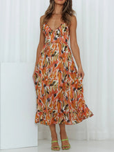 Load image into Gallery viewer, Printed Sleeveless Midi Cami dress