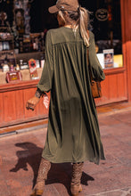 Load image into Gallery viewer, Round Neck Long Sleeve Cardigan