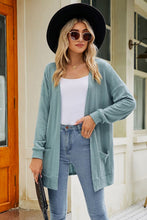 Load image into Gallery viewer, Long Sleeve Pocketed Cardigan