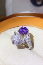 Load image into Gallery viewer, 2 Carat Moissanite Adjustable Animal Bypass Ring