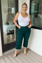 Load image into Gallery viewer, Briar High Rise Control Top Wide Leg Crop Jeans in Teal