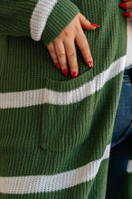 Load image into Gallery viewer, Brighter is Better Striped Cardigan in Green