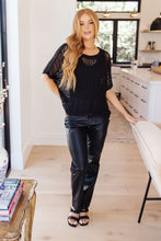 Load image into Gallery viewer, Coastal Dreams Fishnet Top in Black