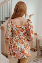 Load image into Gallery viewer, Fall For Florals Babydoll Top