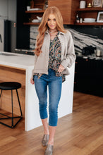 Load image into Gallery viewer, I Think Different Top Teal Paisley