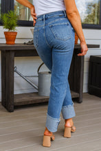 Load image into Gallery viewer, Jones High Rise Cuffed Straight Jeans