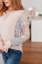 Load image into Gallery viewer, Leap Higher Mixed Print Henley