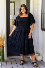 Load image into Gallery viewer, Midnight Waltz Midi Dress