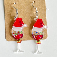 Load image into Gallery viewer, Geometric Shape Acrylic Dangle Earrings