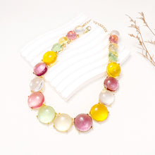 Load image into Gallery viewer, Alloy &amp; Round Rhinestone Necklace