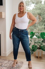 Load image into Gallery viewer, Phillipa High Rise Release Hem Slim Jeans