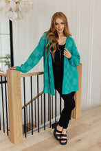 Load image into Gallery viewer, Pinky Swear Checkered Open Front Cardigan