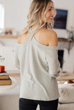 Load image into Gallery viewer, Pizza and a Movie Halter Detail Top
