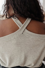 Load image into Gallery viewer, Pizza and a Movie Halter Detail Top