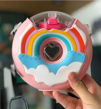 Load image into Gallery viewer, PREORDER: Portable Rainbow Donut Water Bottle