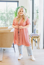 Load image into Gallery viewer, Nostalgic Note Striped Mock Neck Top