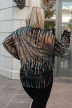 Load image into Gallery viewer, Too Glitz to Glam Button Up Shirt