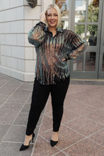 Load image into Gallery viewer, Too Glitz to Glam Button Up Shirt