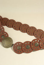 Load image into Gallery viewer, Round Shape PU Leather Belt