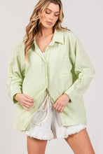 Load image into Gallery viewer, SAGE + FIG Striped Button Up Long Sleeve Shirt