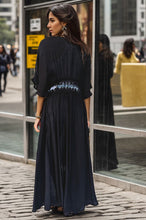 Load image into Gallery viewer, Lace Detail Half Sleeve Open Front Cardigan