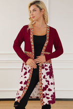Load image into Gallery viewer, Printed Long Sleeve Open Front Outerwear