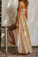 Load image into Gallery viewer, Smocked Printed V-Neck Cami